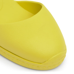 Alpargata Careen cuña en eva de caña de azúcar con cintas