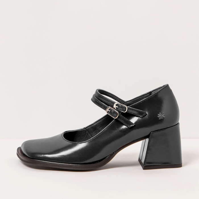 Zapatos 1704 NAPPA SHINNY BLACK / VERONA color Black