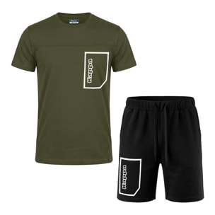 Completo Corto Uomo KAPPA Cotone Jersey