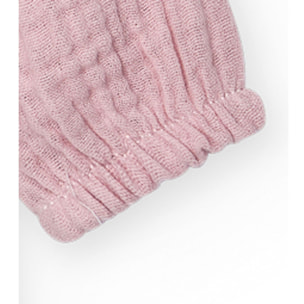 Body bebé manga larga bambula botones