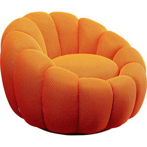 Fauteuil pivotant Peppo Bloom orange Kare Design