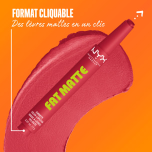 NYX Professional Makeup Fat Matte Rouge à Lèvres Mat Crémeux Flamingo Feather