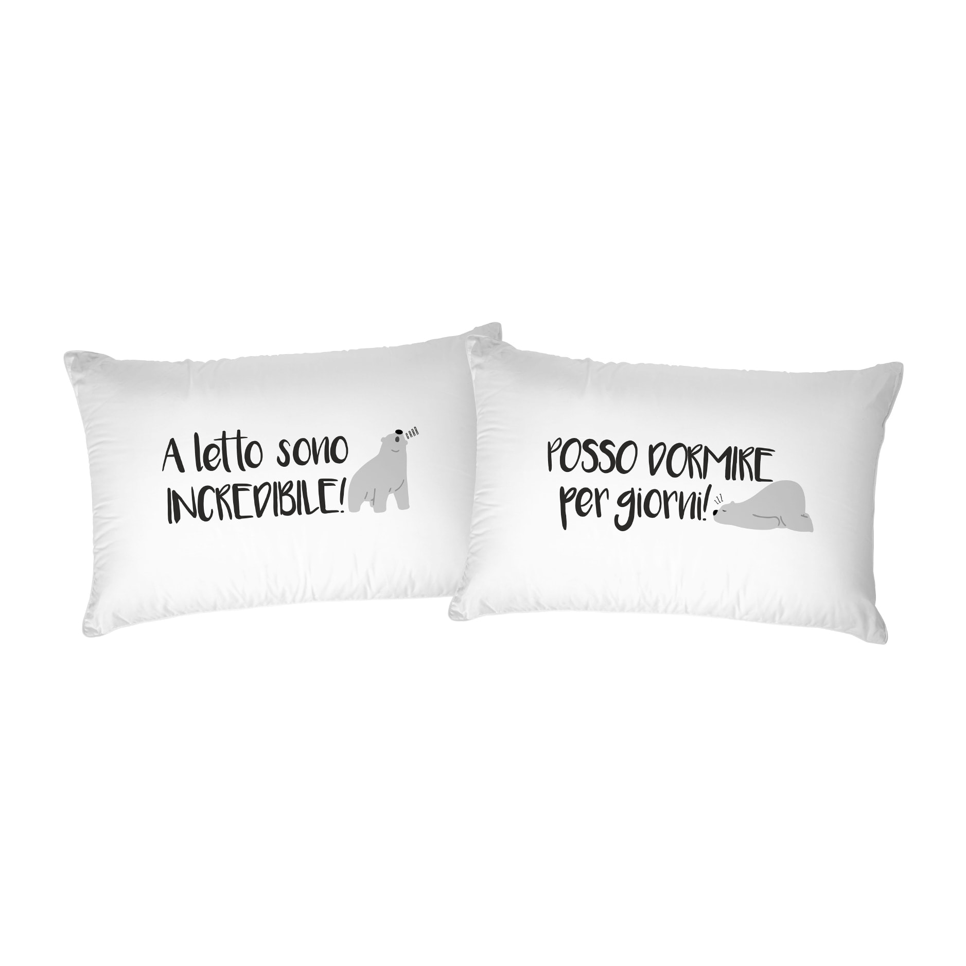 COPPIA FEDERE PRINTED, 100% Cotone, Stampa Digitale, Made in Italy - 43