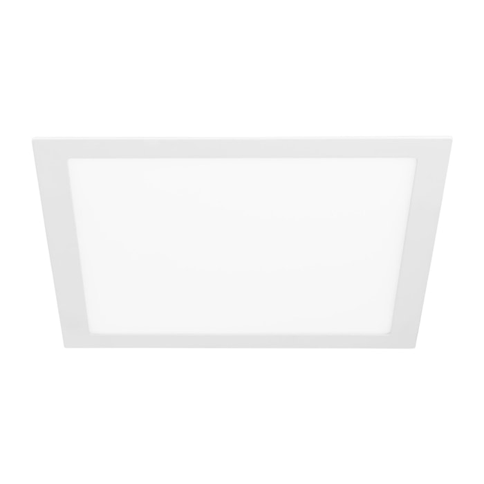 Forlight Easy Square downlight cuadrado con luz led blanco frío 6000K en color blanco