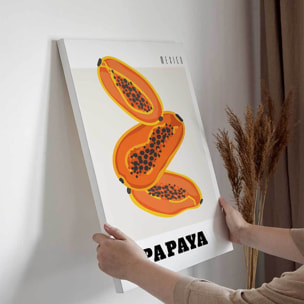 Tableau Papaye du Mexique Toile imprimée