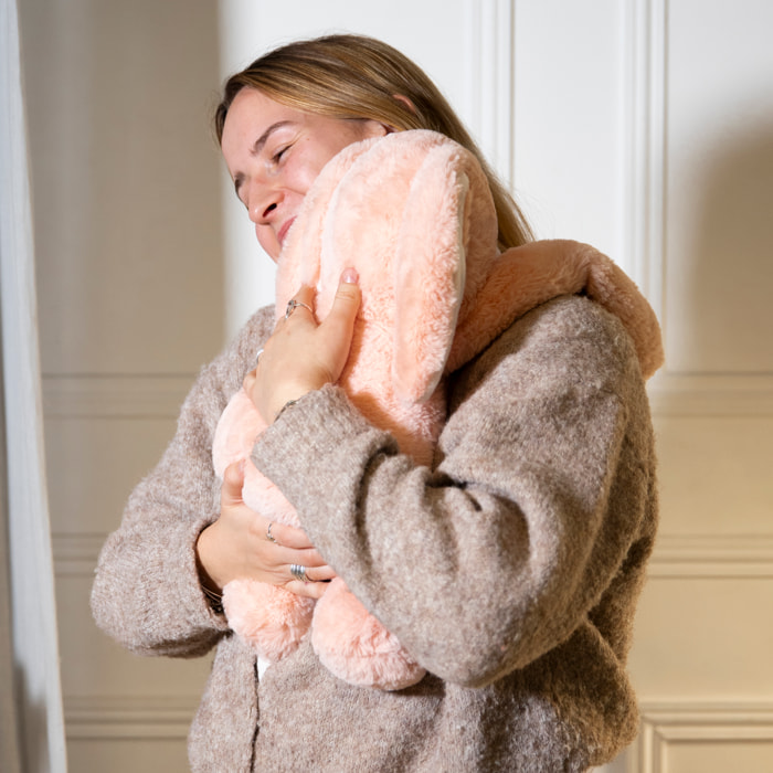 Peluche - JEUX 2 MOMES - Lapin Calin Lestée - Rose