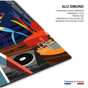 Tableau after ski en savoie Tableau alu Dibond