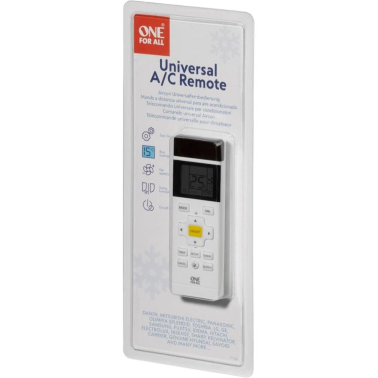 Télécommande ONE FOR ALL Universelle pour Climatisation