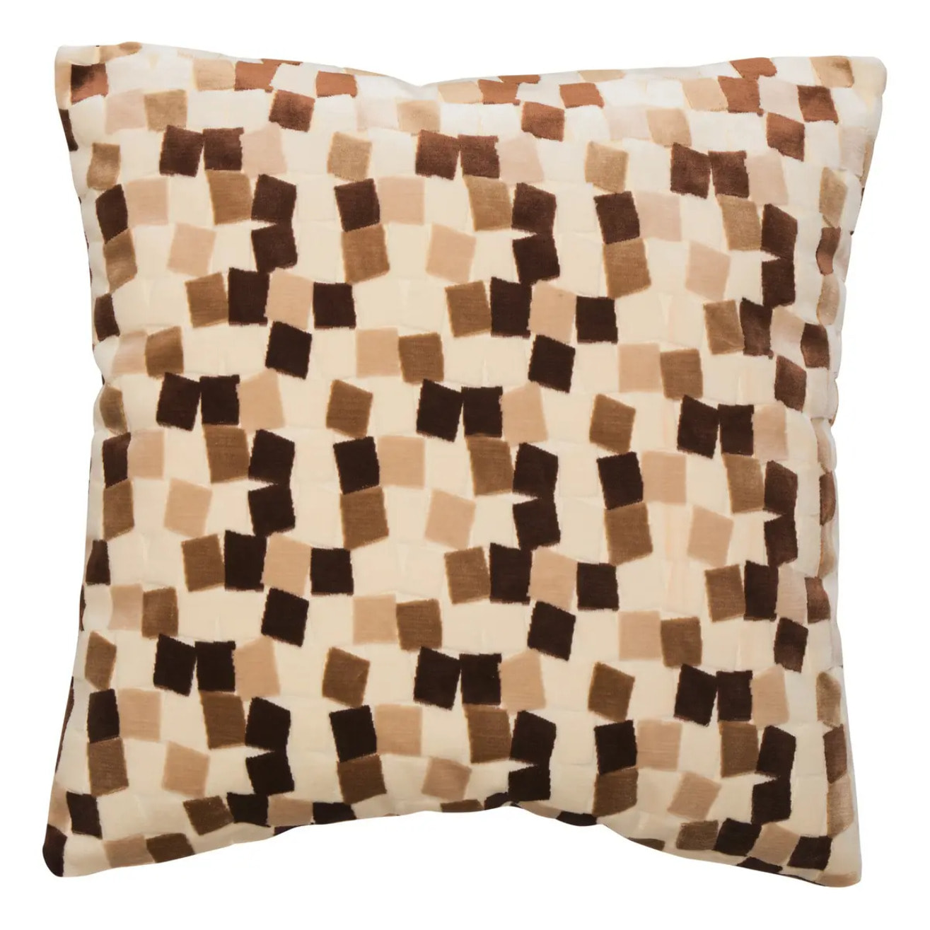 Coussin Mosai carré 53x53cm beige