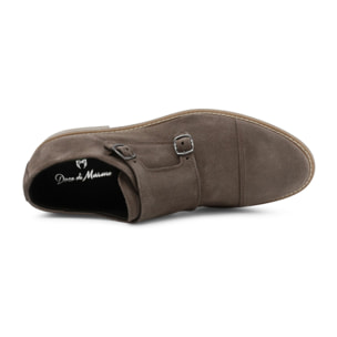 Zapatos Monkstrapa para Hombre - Duca di Morrone Alcide Suede Light Brown