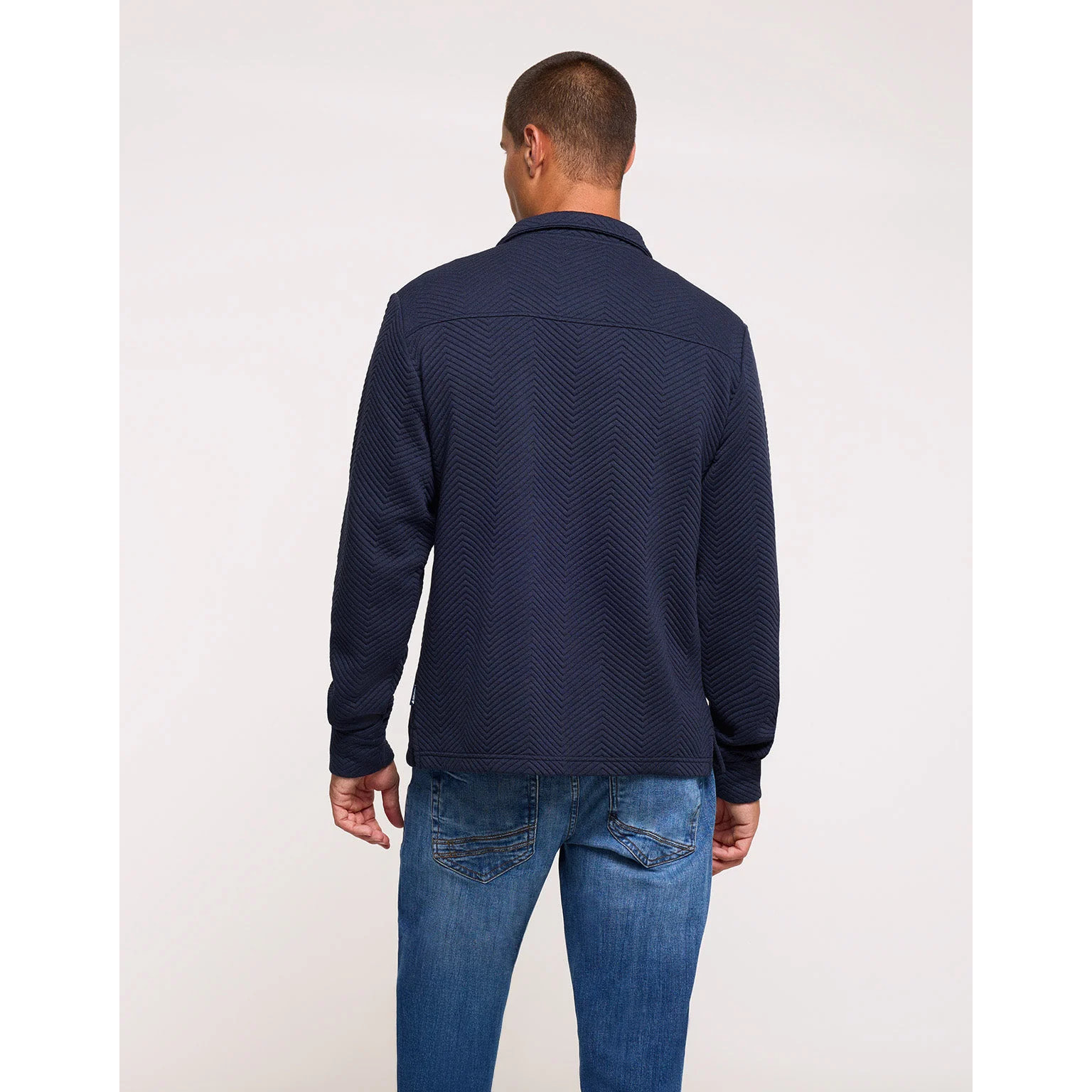 Sobrecamisa Espiga Azul Marino - Erien