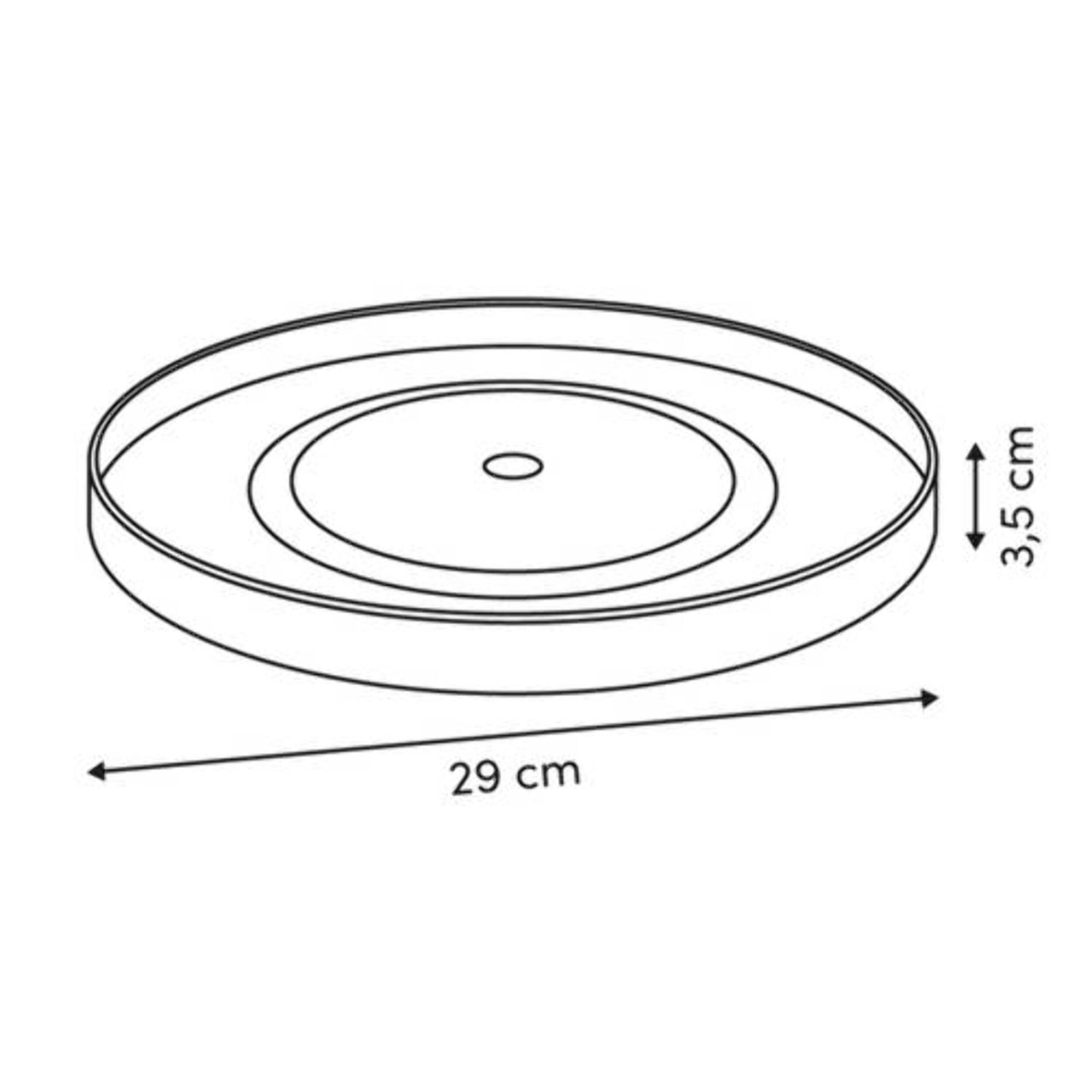 Organiseur rotatif Smart fridge D29cm transparent