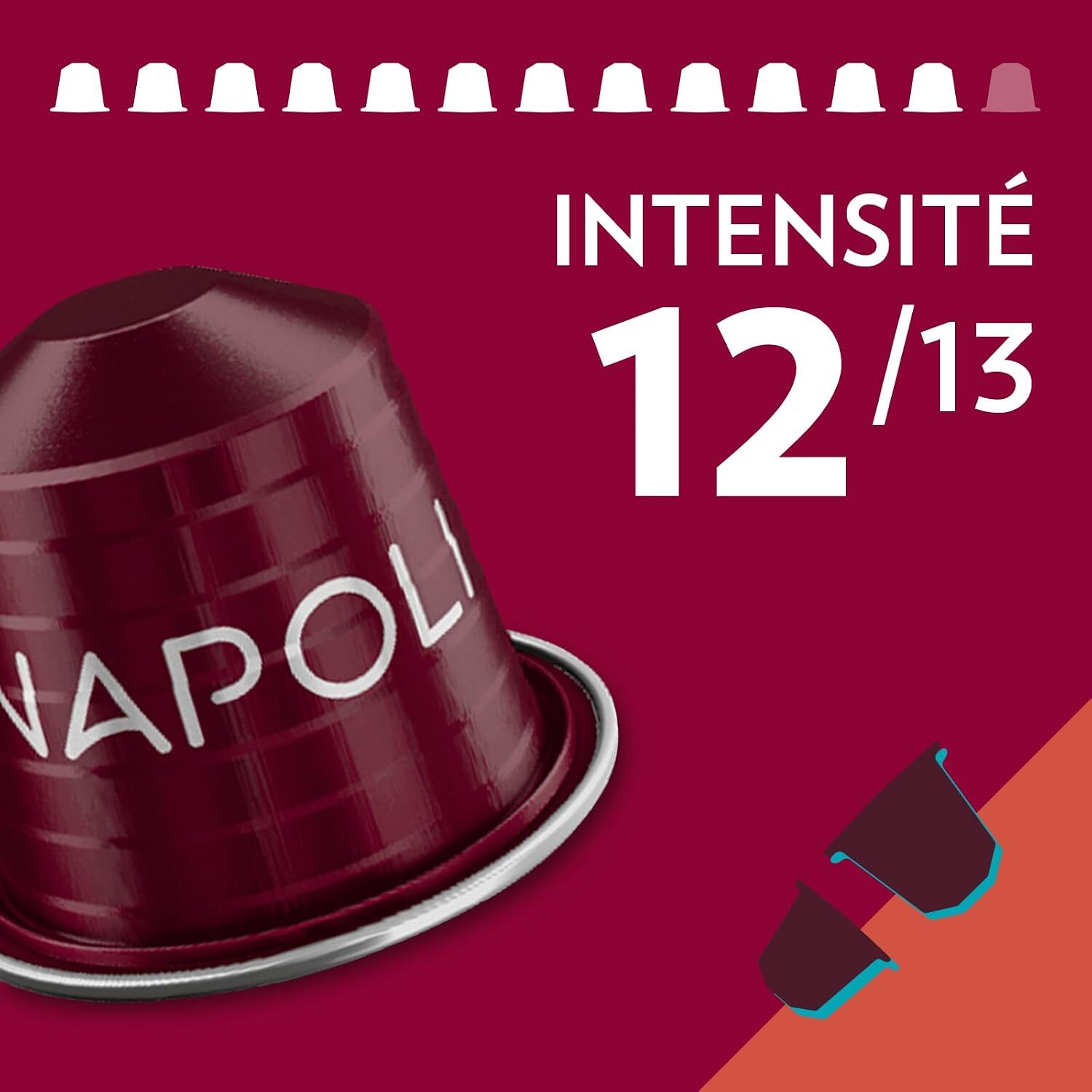 Café Tales Of Napoli x10.  Capsules compatibles Nespresso en aluminium