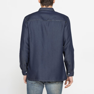 CAMICIA MANICA LUNGA IN LYOCELL EFFETTO DENIM