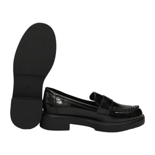 Mocassini con intreccio- tacco 4,5 cm