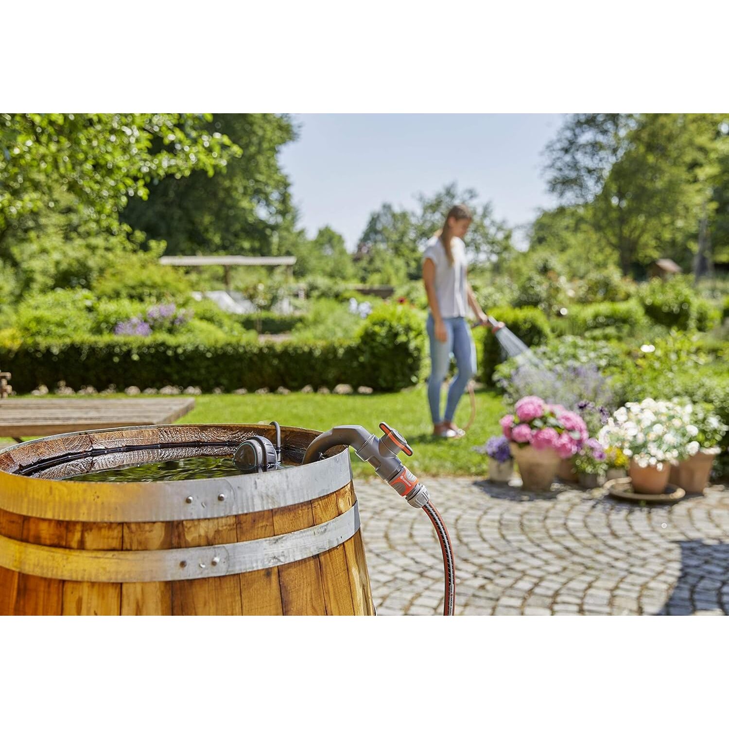 Pompe pour collecteur d'eau de pluie 4000/1 - GARDENA - 1762-20