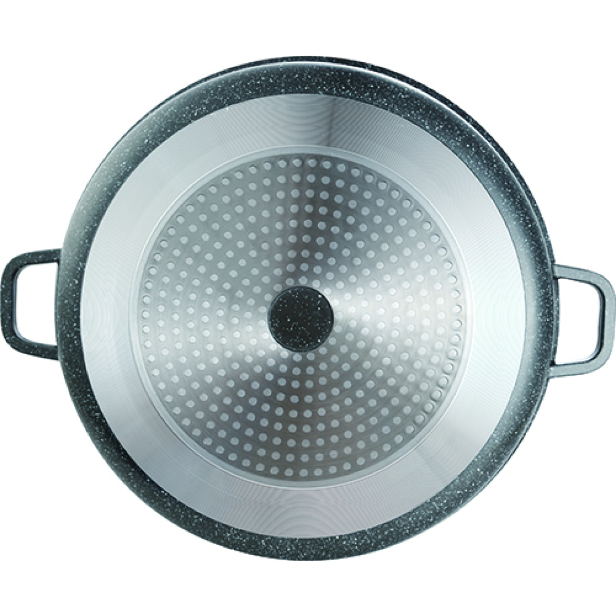 Cacerola baja con tapa 36X7.5CM 6L aluminio fundido Bergner Orion