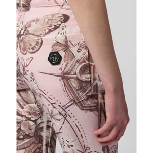 PHILIPP PLEIN Straight Cut Jeans Butterfly Tattoo