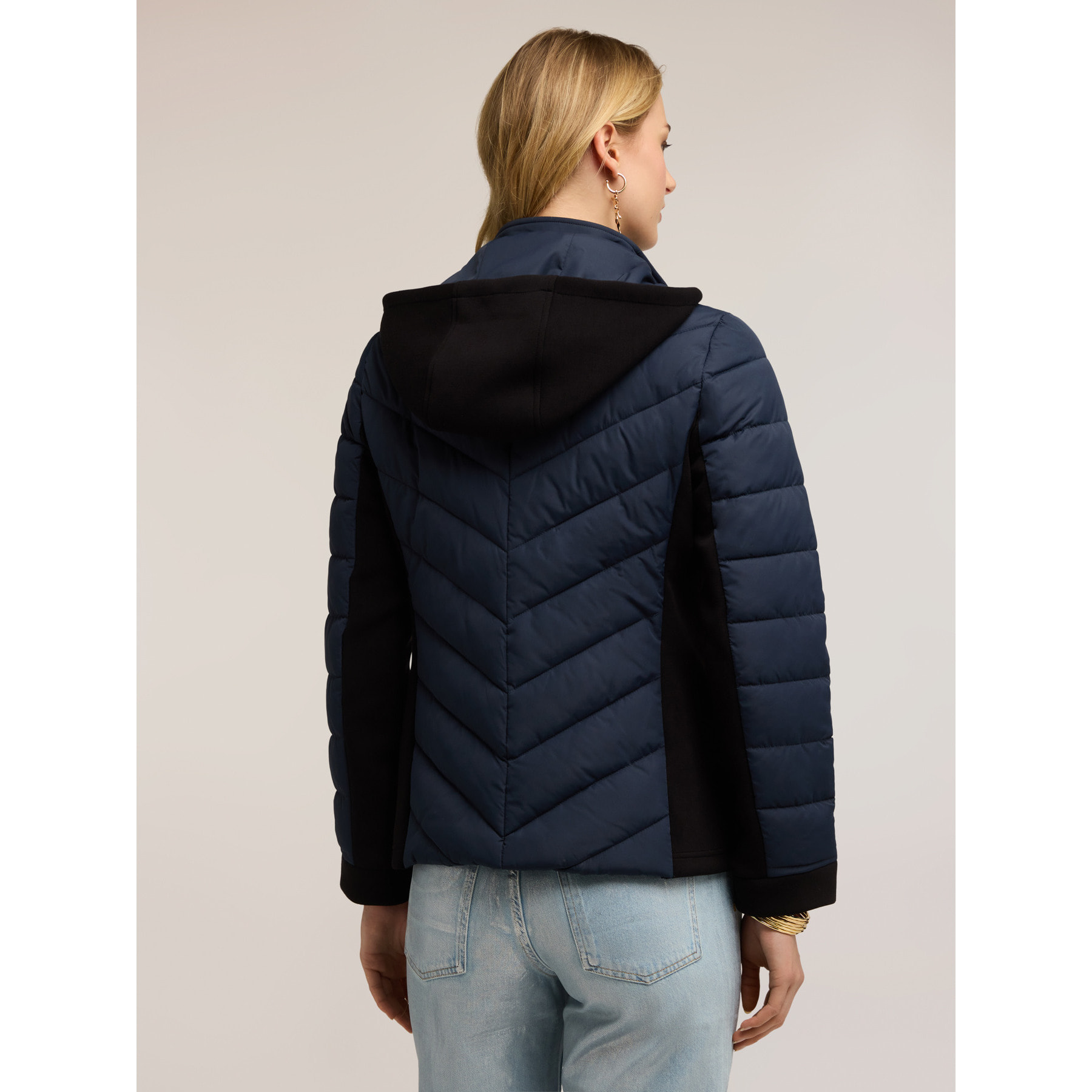 Motivi - Plumífero lightweight bimaterial - Azul