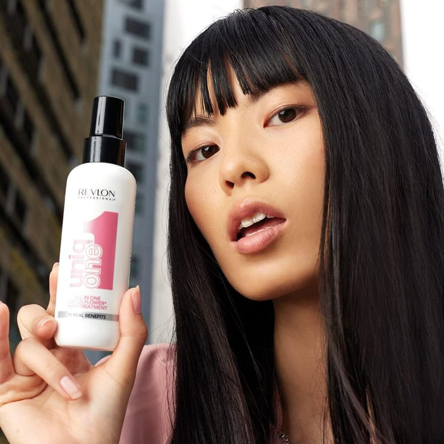UNIQONE™ - Masque spray Sans Rinçage 10 Bienfaits Lotus 150 ml