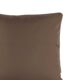 Coussin carré outdoor uni - Taupe