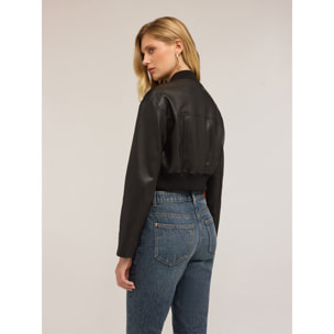 Motivi - Chaqueta biker corta - Negro