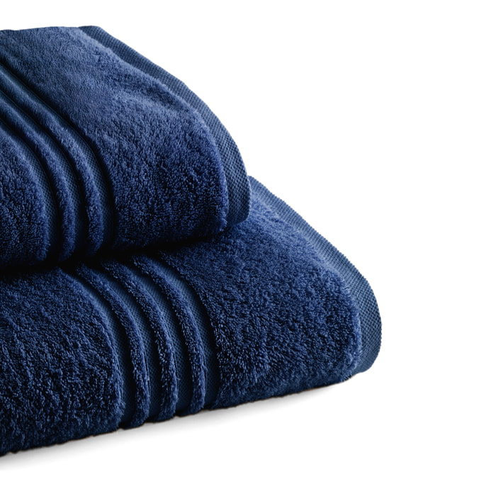 Serviette Éponge 100% Coton Peigné - 700 g/m2 MARINE