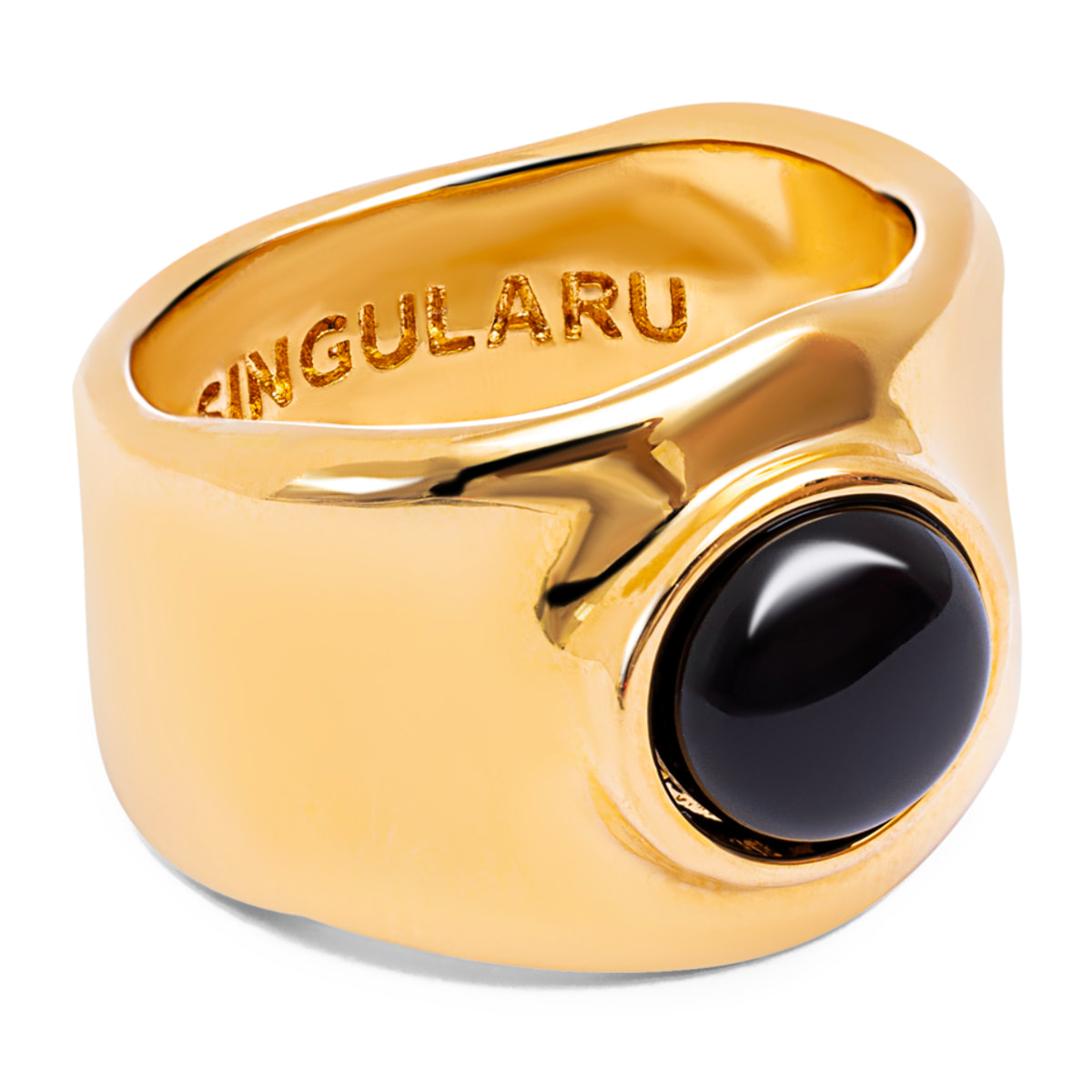 Anillo My Onyx Baño Oro