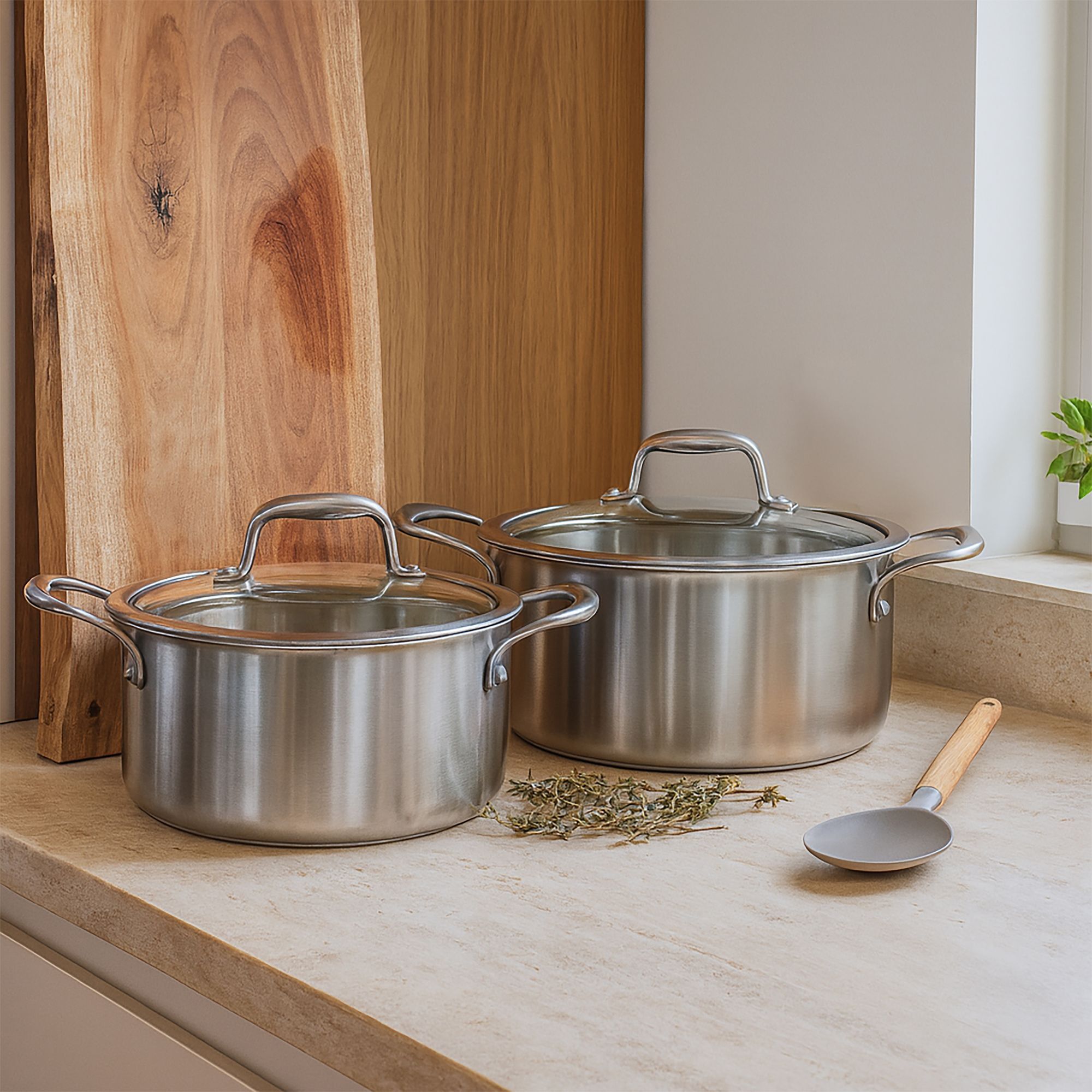 Faitout en acier inoxydable 20cm - tous feux TRINOX