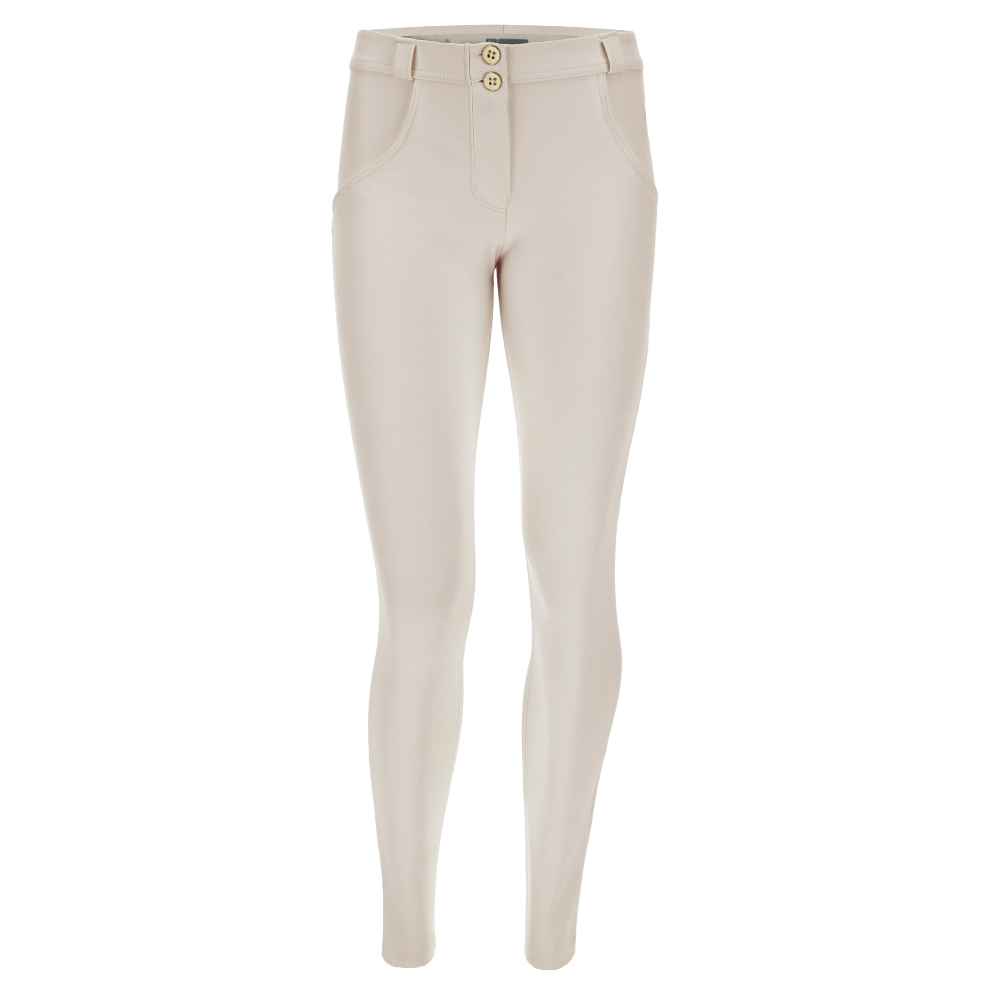 Pantaloni push up WR.UP® skinny in similpelle ecologica