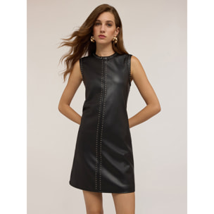 Motivi - Tubino con borchie decorative - Nero