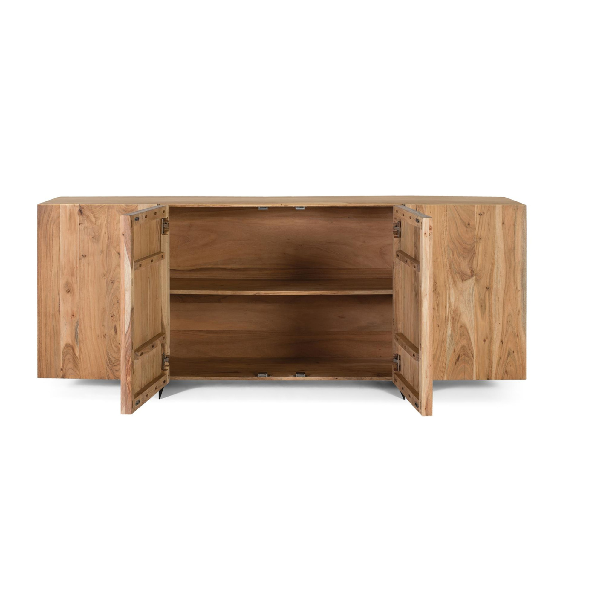 Aparador de Madera de Acacia Estilo Rústico Moderno