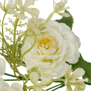 Bouquet d'oeillet artificiel Phoebe H35 cm