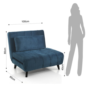 Tomasucci Fauteuil / lit YOLE LAGUNA Noir