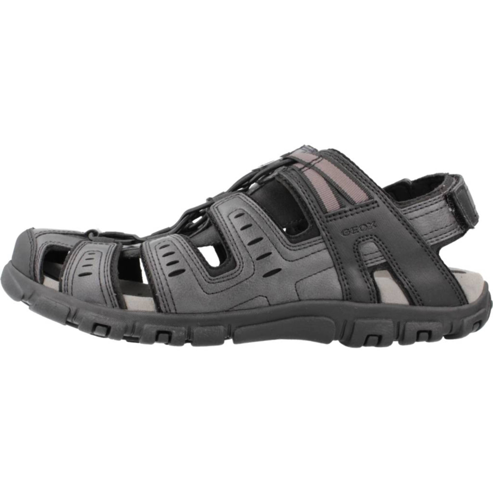 Sandalias Hombre de la marca GEOX  modelo U S STRADA C Black