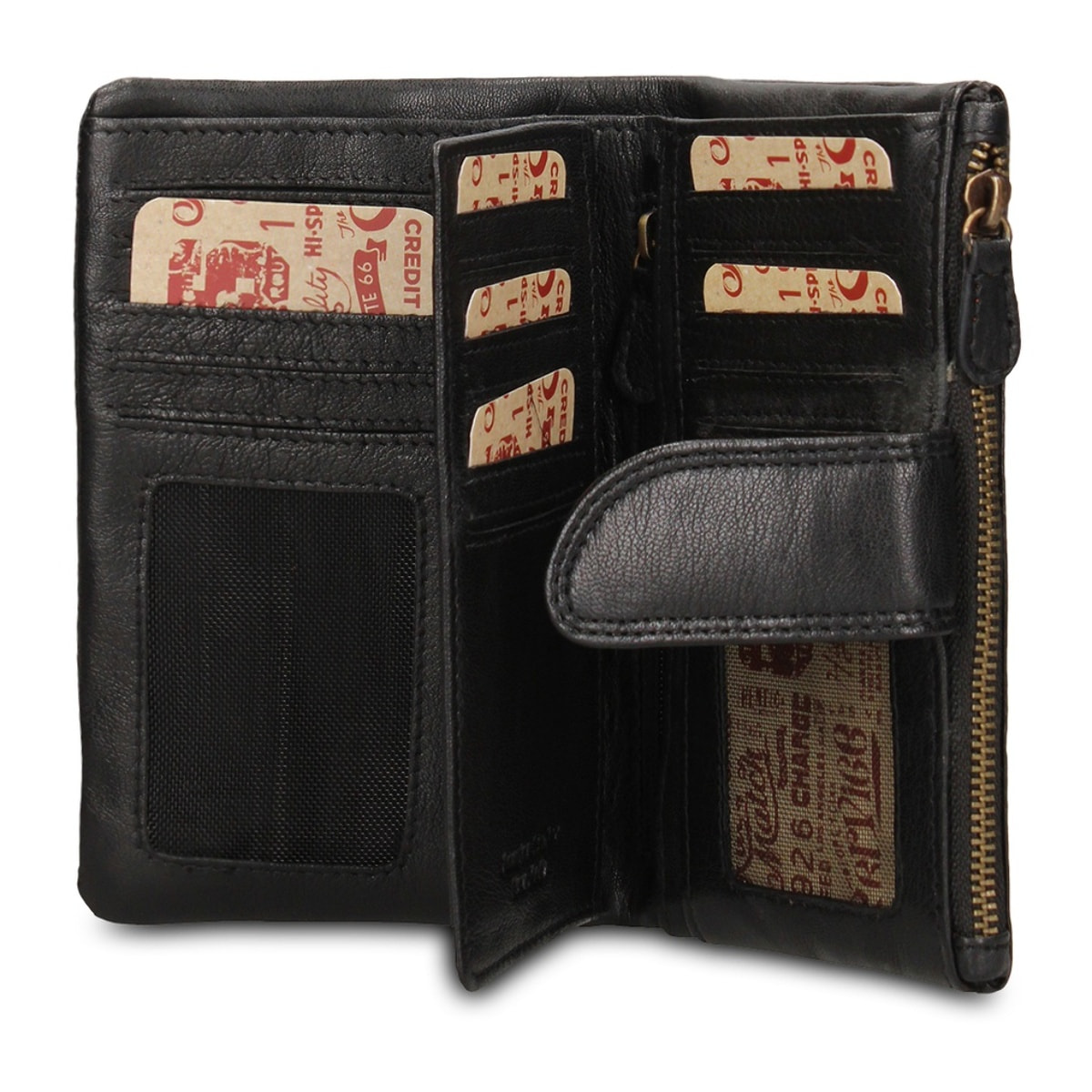 Portafoglio da uomo in vera pelle - Modello Caspian Lux - 9.5 x 15.5 x 3.0 cm