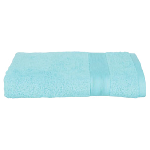 Drap de douche "Essentiel" - coton 450 gr/m² - bleu aqua 70x130 cm