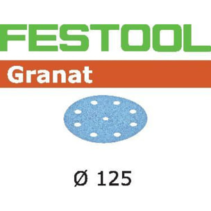 Abrasif STF FESTOOL - D125/90 - grain 60 - 50 pièces - 497166