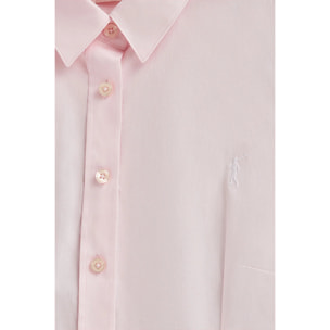 Camisa rosa de corte slim con logo Rigby Go