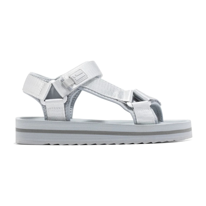Sandalias Mujer Forest High Franjas Plata