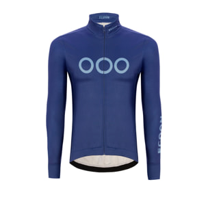 Maglia manica lunga ECOON modello Mont Ventoux in blu