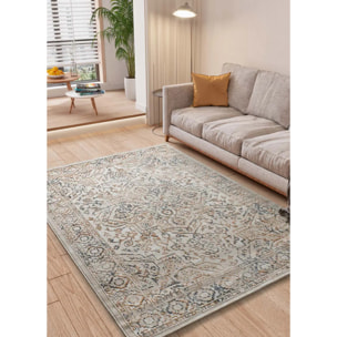 KEOPS Alfombra vintage con relieve multicolor, varias medidas disponibles.