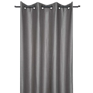 Rideau d'ameublement à croisillons - Taupe