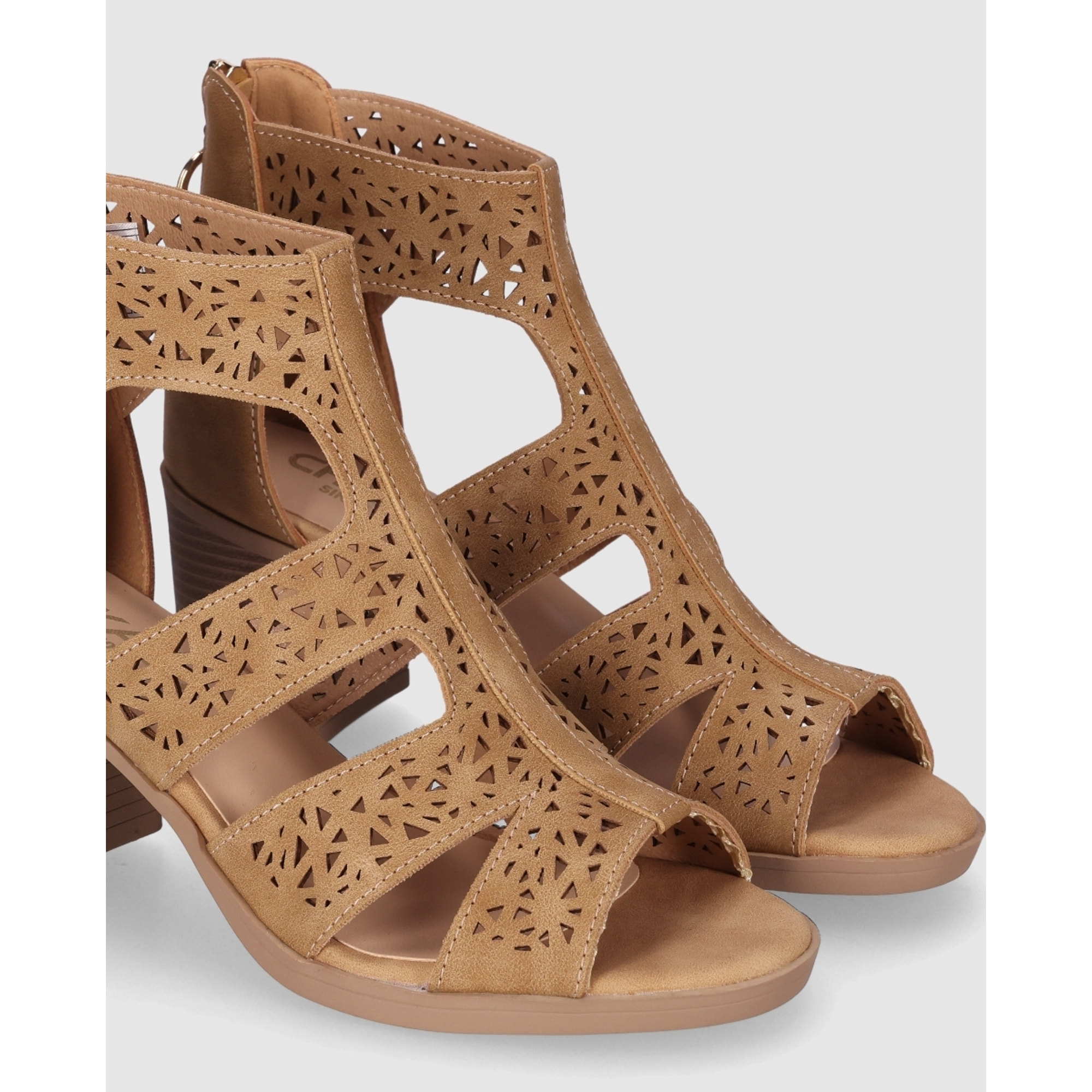 Sandalias - Cuero - Tacón: 7 cm