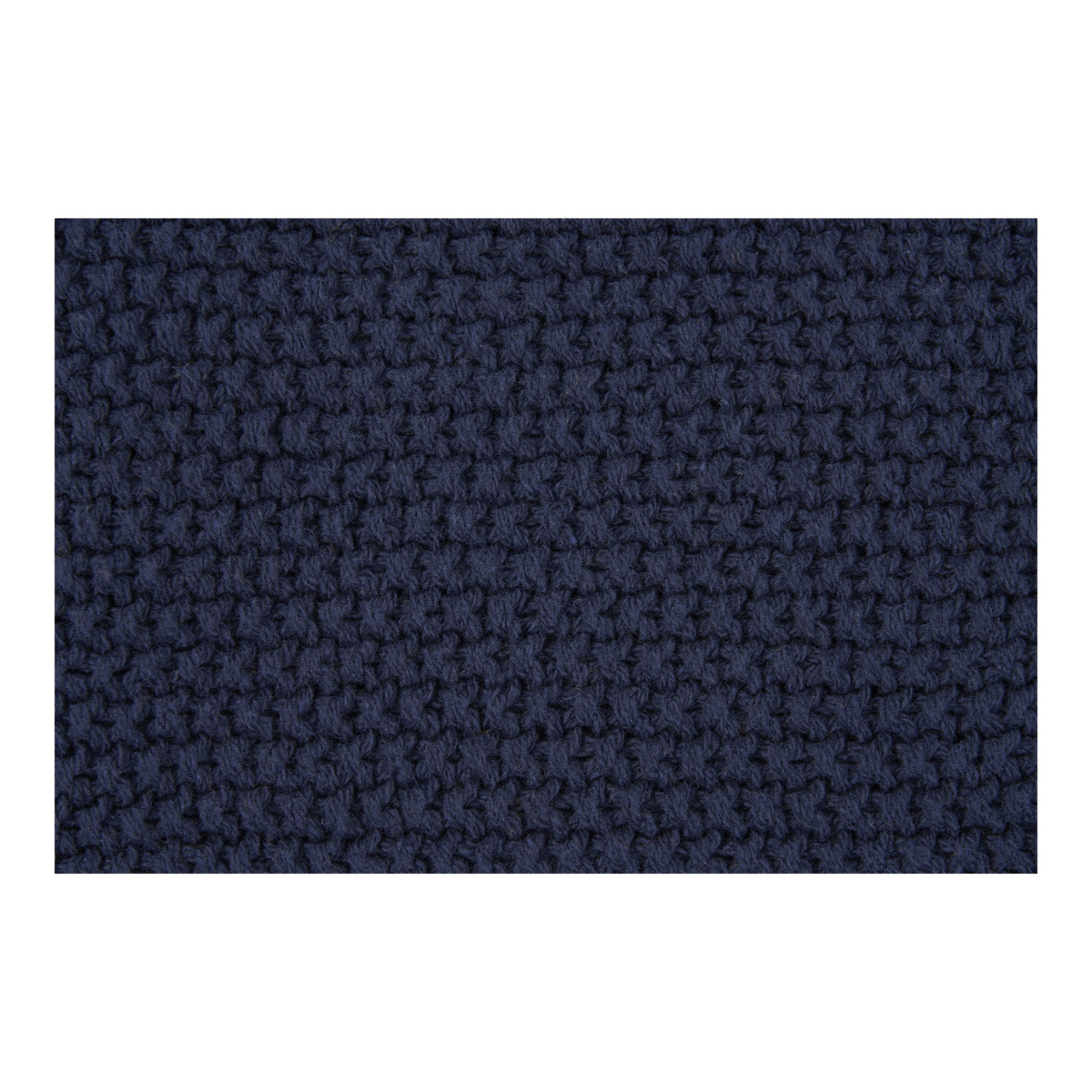 Cuscino Santos in cotone riciclato blu notte 45×45 cm