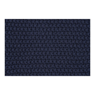 Cuscino Santos in cotone riciclato blu notte 45×45 cm