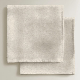 Lot de 4 serviettes Uni Lin 101