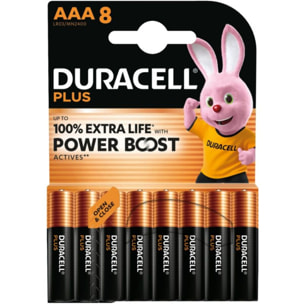 Pile DURACELL DURACELL PLUS POWERBOOST AAA X8