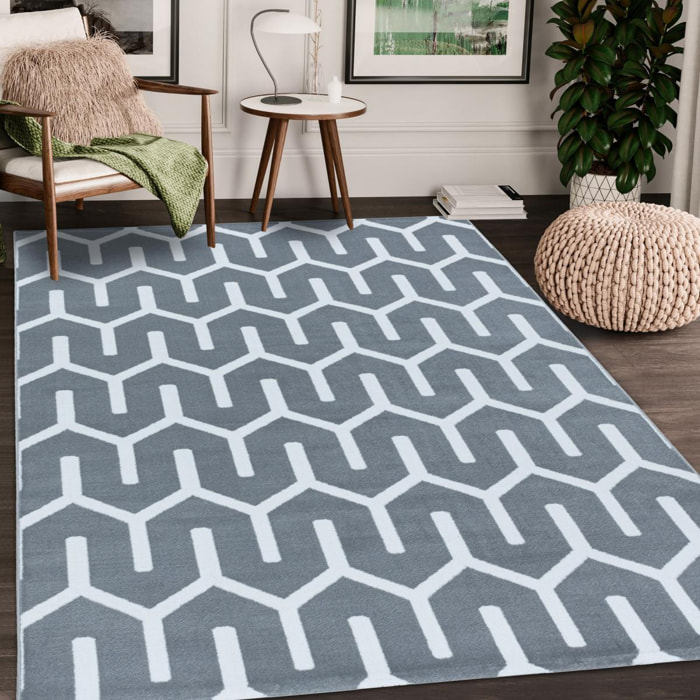 Tapis de couloir tissé motif scandinave FOBO