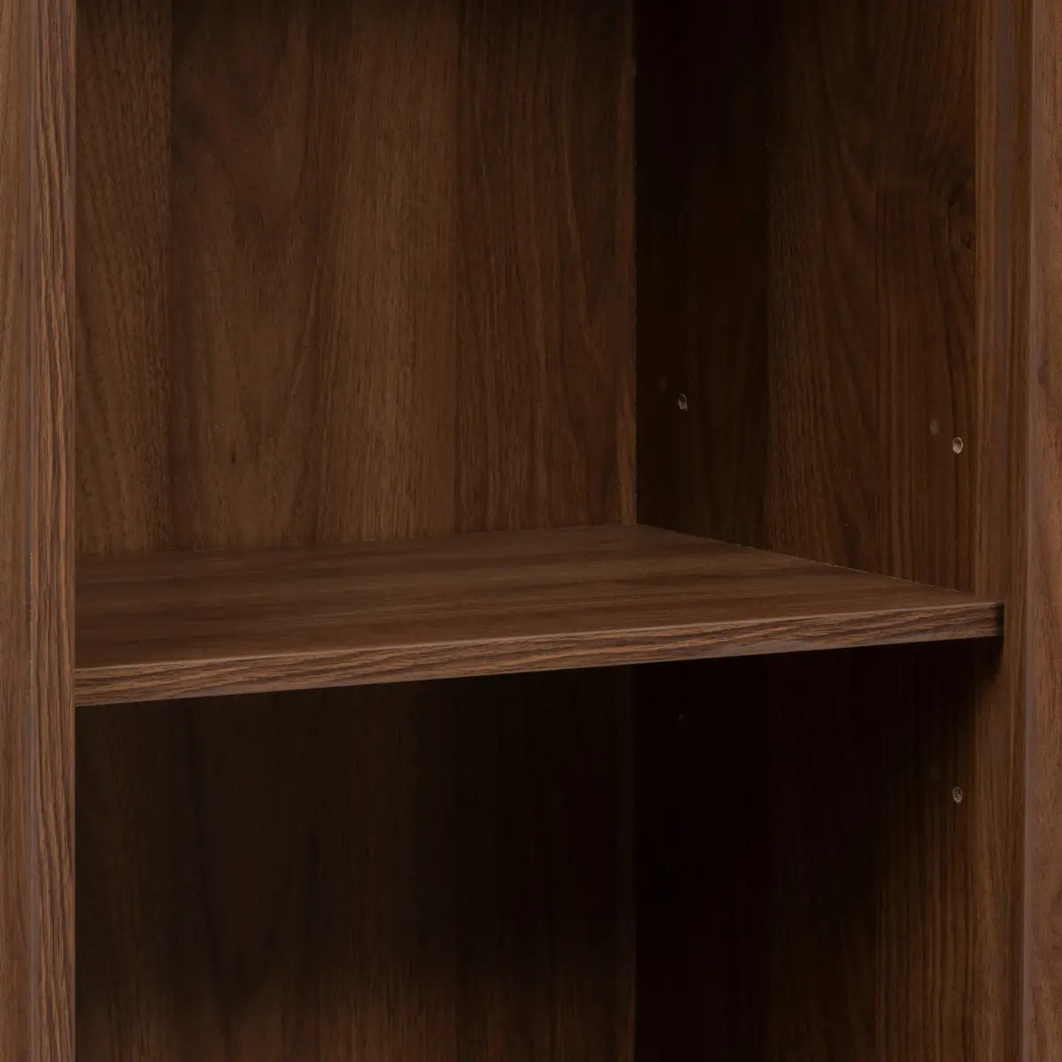 Bibliothèque 2 portes Slidy bois foncé